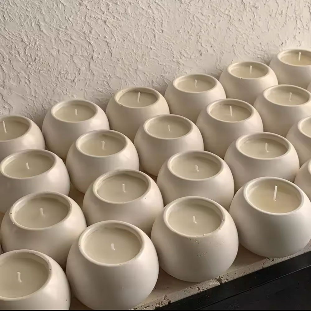 Silicone Mold Round Candle Hol - Succulent Set 评论和价格