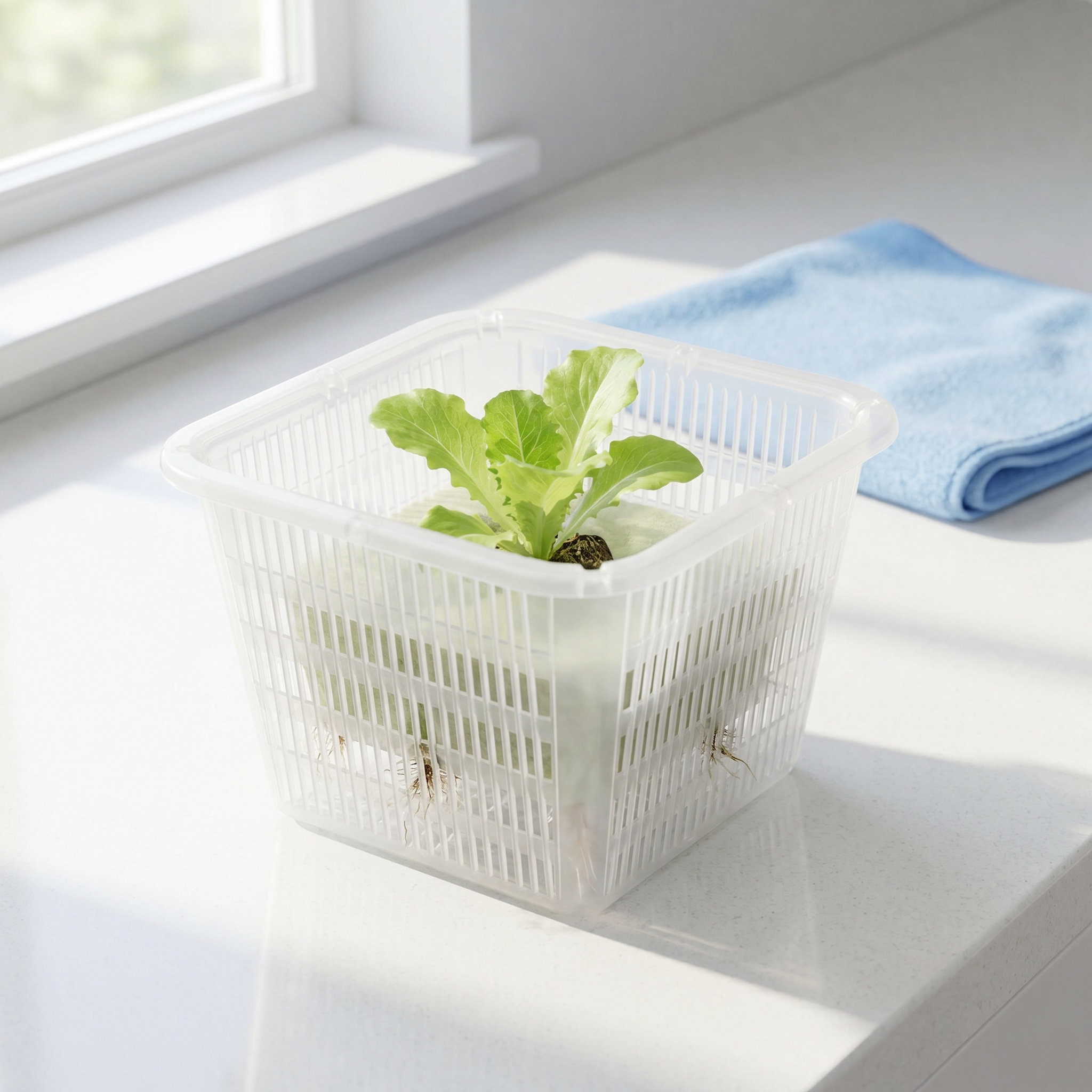 6Pcs Square Mesh Hydroponic Pl - Indoor Plants 评论和价格
