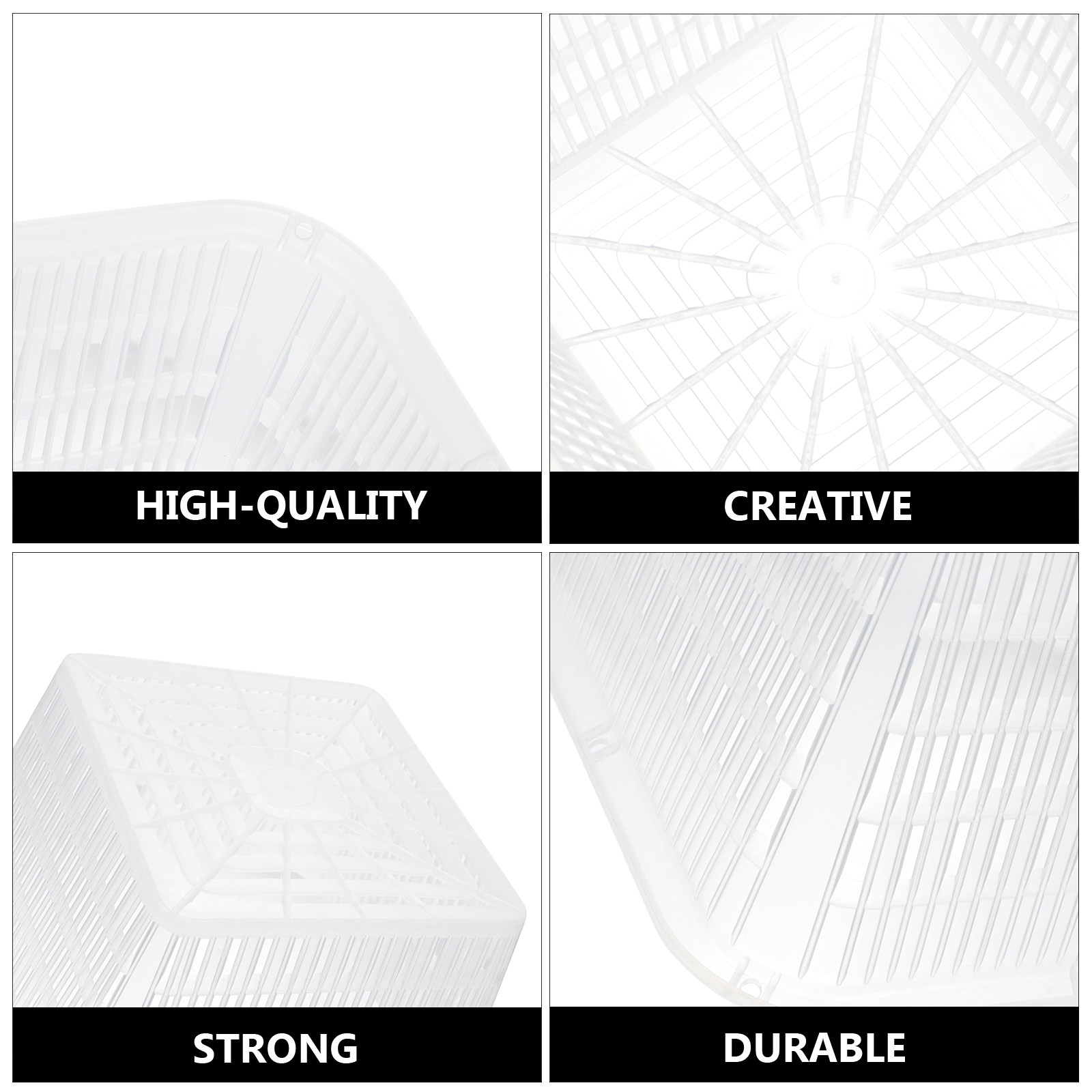 6Pcs Square Mesh Hydroponic Pl - Indoor Plants 评论和价格